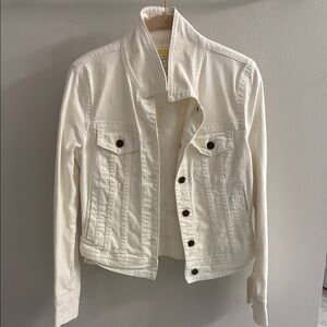 JCREW White Denim Jacket